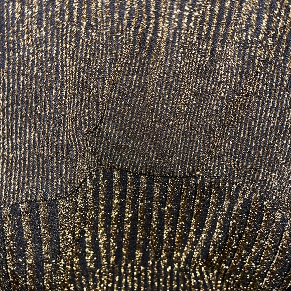 FRANCESCA’S BLACK & GOLD GLITTER DRESS ✨ - Picture 3 of 5